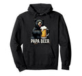 Papa Beer Bear And Beer Hoodie - Custom Art Print Unisex - T-Shirt, Sweatshirt, Hoodie