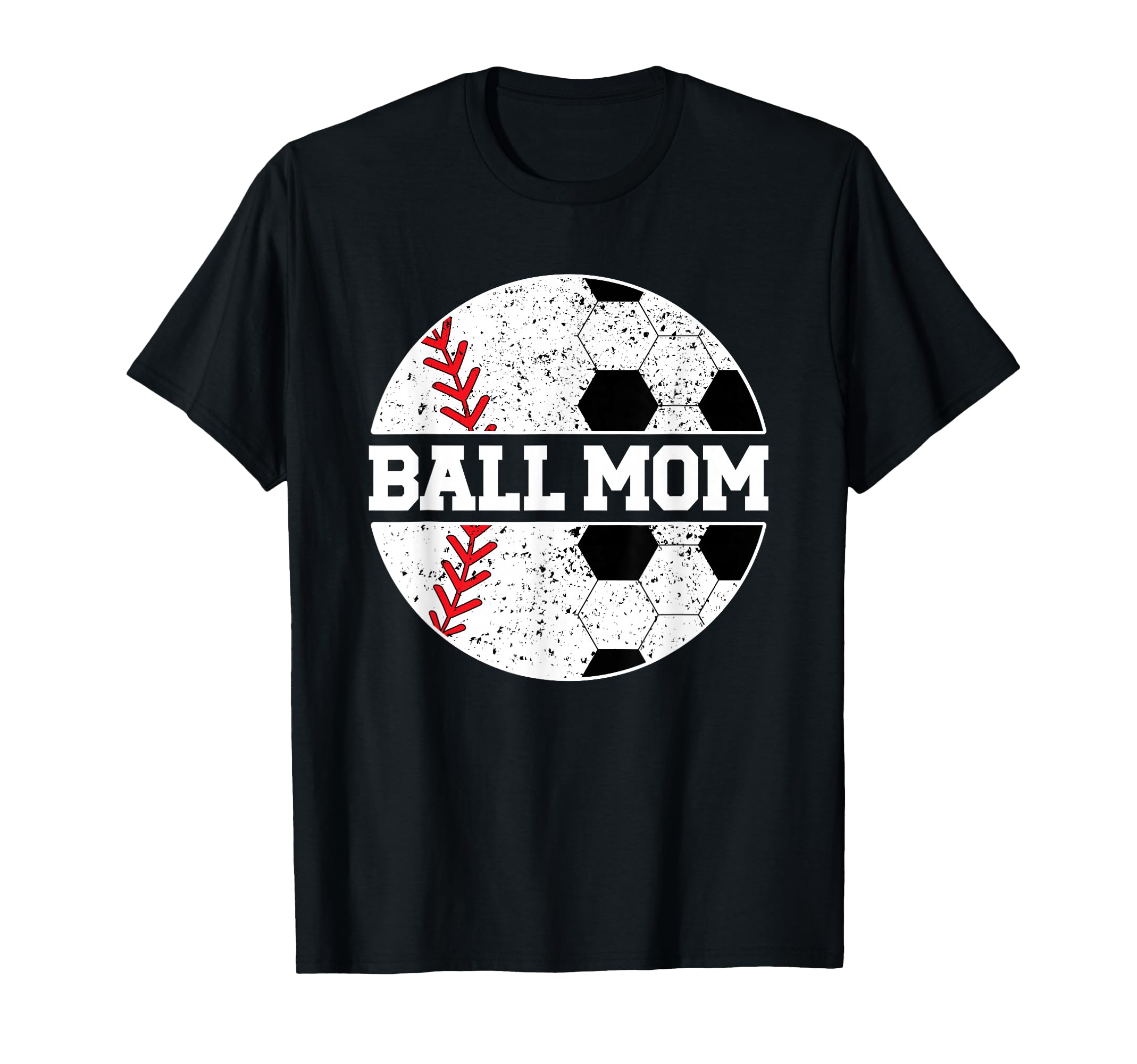 Ball Mom Baseball Soccer Mom Baseball T-Shirt - Unique Graphic Men Women - T-Shirt, Sweatshirt, Hoodie