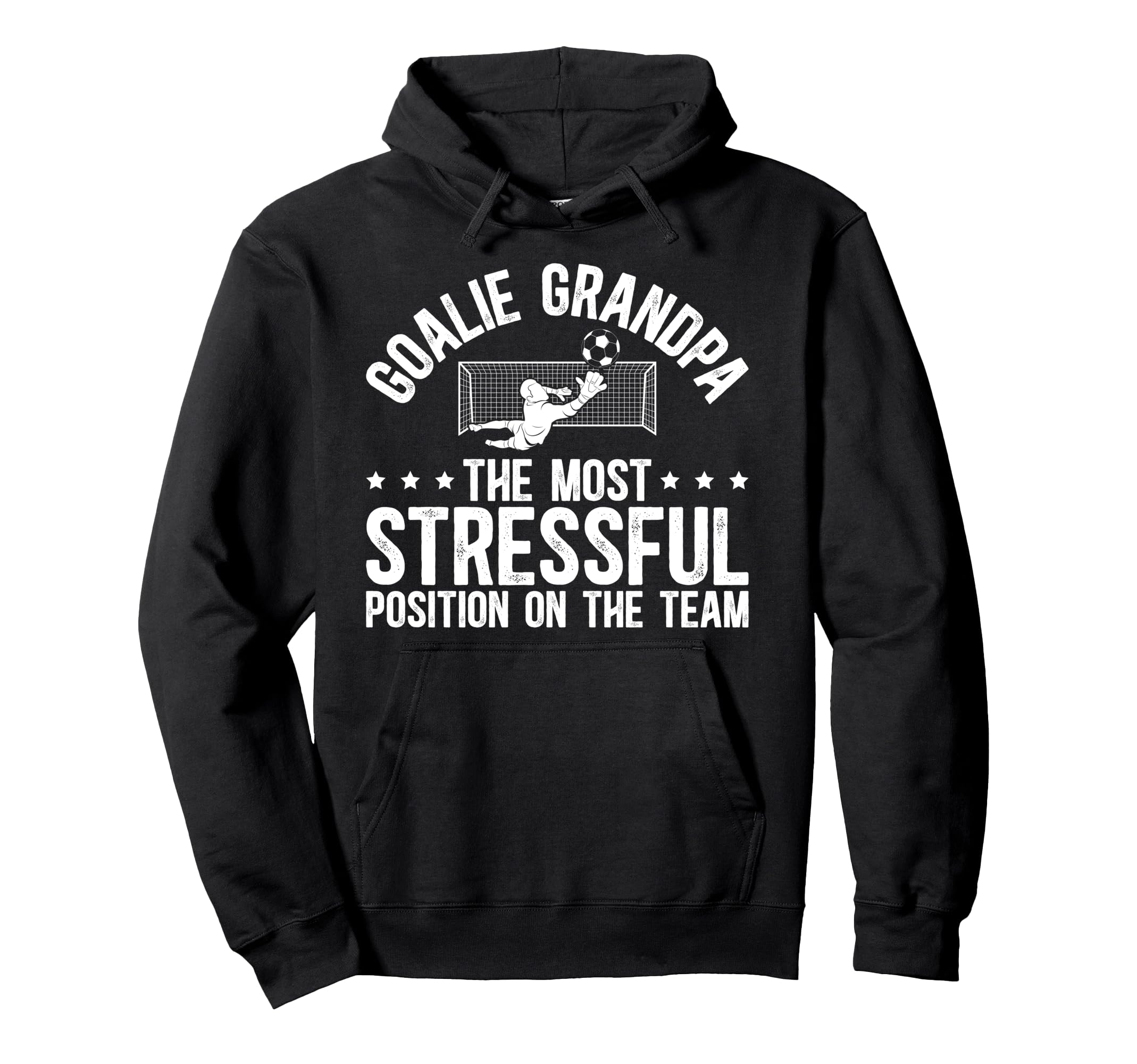 Funny Soccer Goalie Grandpa Soccer Hoodie - Graphic Print for Adults - T-Shirt, Sweatshirt, Hoodie