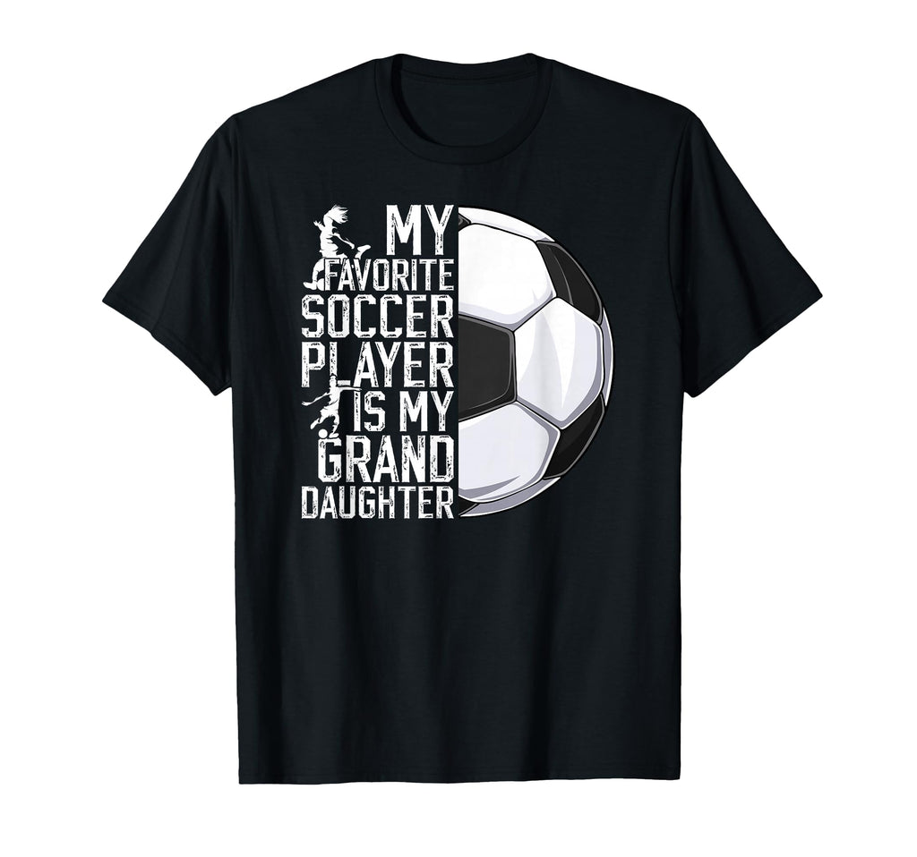My Favorite Soccer Player Grandpa T-Shirt - Minimalist Print for Adults - T-Shirt, Sweatshirt, Hoodie