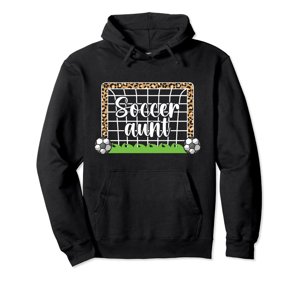 Soccer Aunt Proud Auntie Soccer Player Hoodie - Unique Graphic for Adults - T-Shirt, Sweatshirt, Hoodie