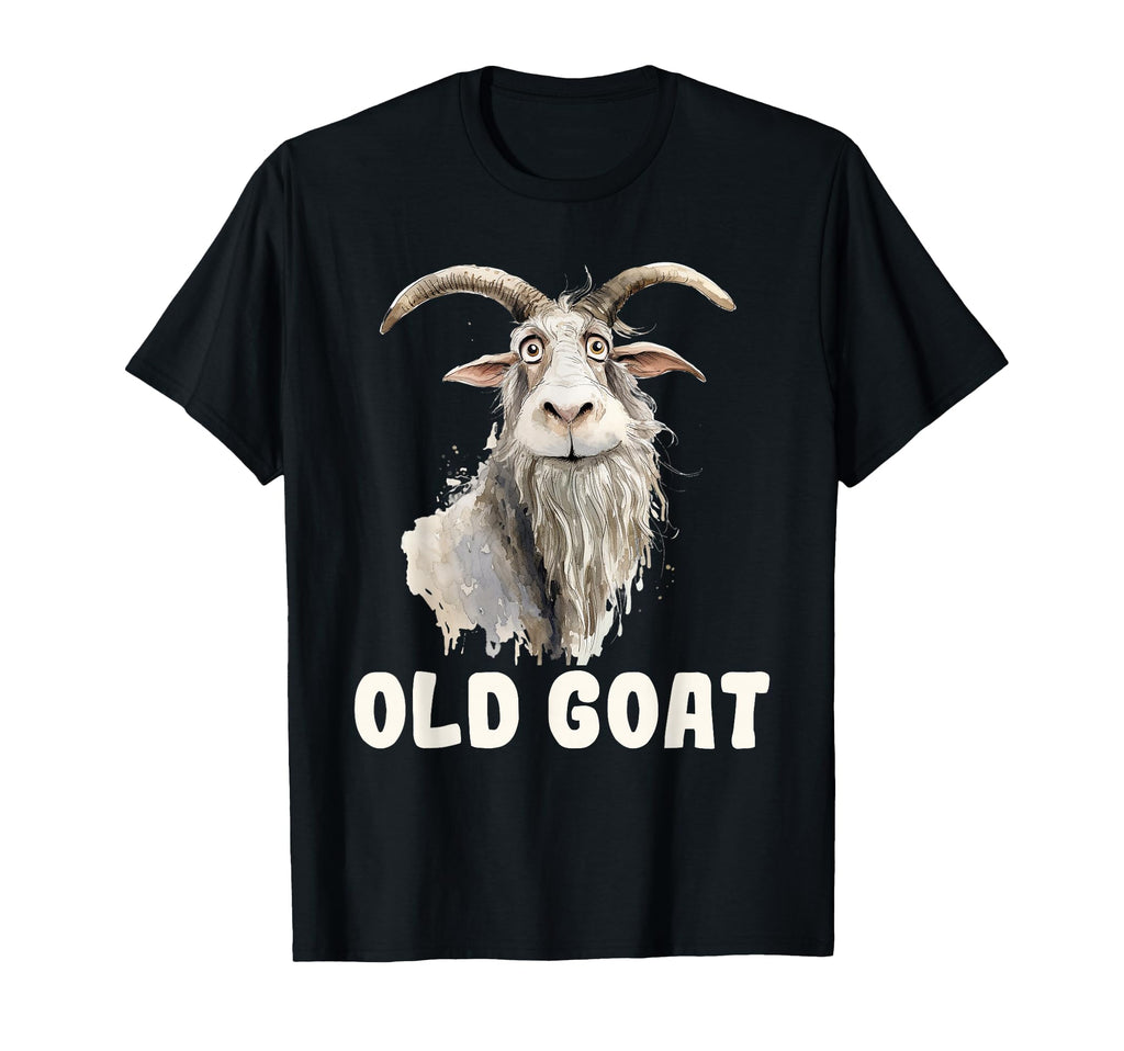 Grandpa Old Goat Retiree Goat T-Shirt - Aesthetic Graphic for Adults - T-Shirt, Sweatshirt, Hoodie