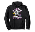 Soccer Game Day Soccer Mom Mama Hoodie - Fun Novelty Design for Adults - T-Shirt, Sweatshirt, Hoodie