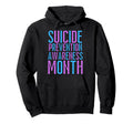 Suicide Awareness Prevention Rainbow Hoodie - Aesthetic Graphic Unisex - T-Shirt, Sweatshirt, Hoodie