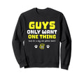 Dog That Fetches Beer Guys Dad Sweatshirt - Aesthetic Graphic for Adults - T-Shirt, Sweatshirt, Hoodie