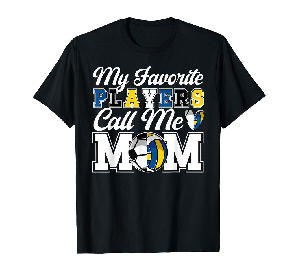 My Favorite Players Call Me Mom T-Shirt - Minimalist Print for Adults - T-Shirt, Sweatshirt, Hoodie