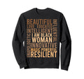 I Am Black Black History Month Sweatshirt - Fun Novelty Design Men Women - T-Shirt, Sweatshirt, Hoodie