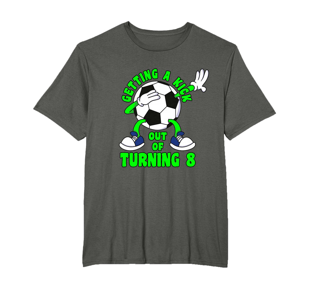 8 Year Old Happy 8Th Birthday Soccer 8Th T-Shirt - Trendy Graphic Unisex - T-Shirt, Sweatshirt, Hoodie