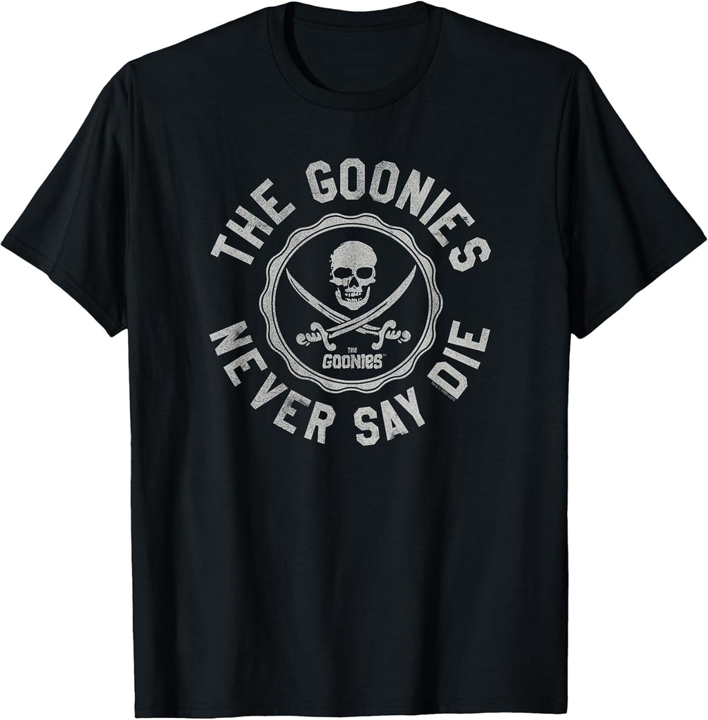 Never Say Die Varsity Seal Retro Movie - Adult & Kids T-Shirts, Sweatshirts & Hoodies apparel design preview 1