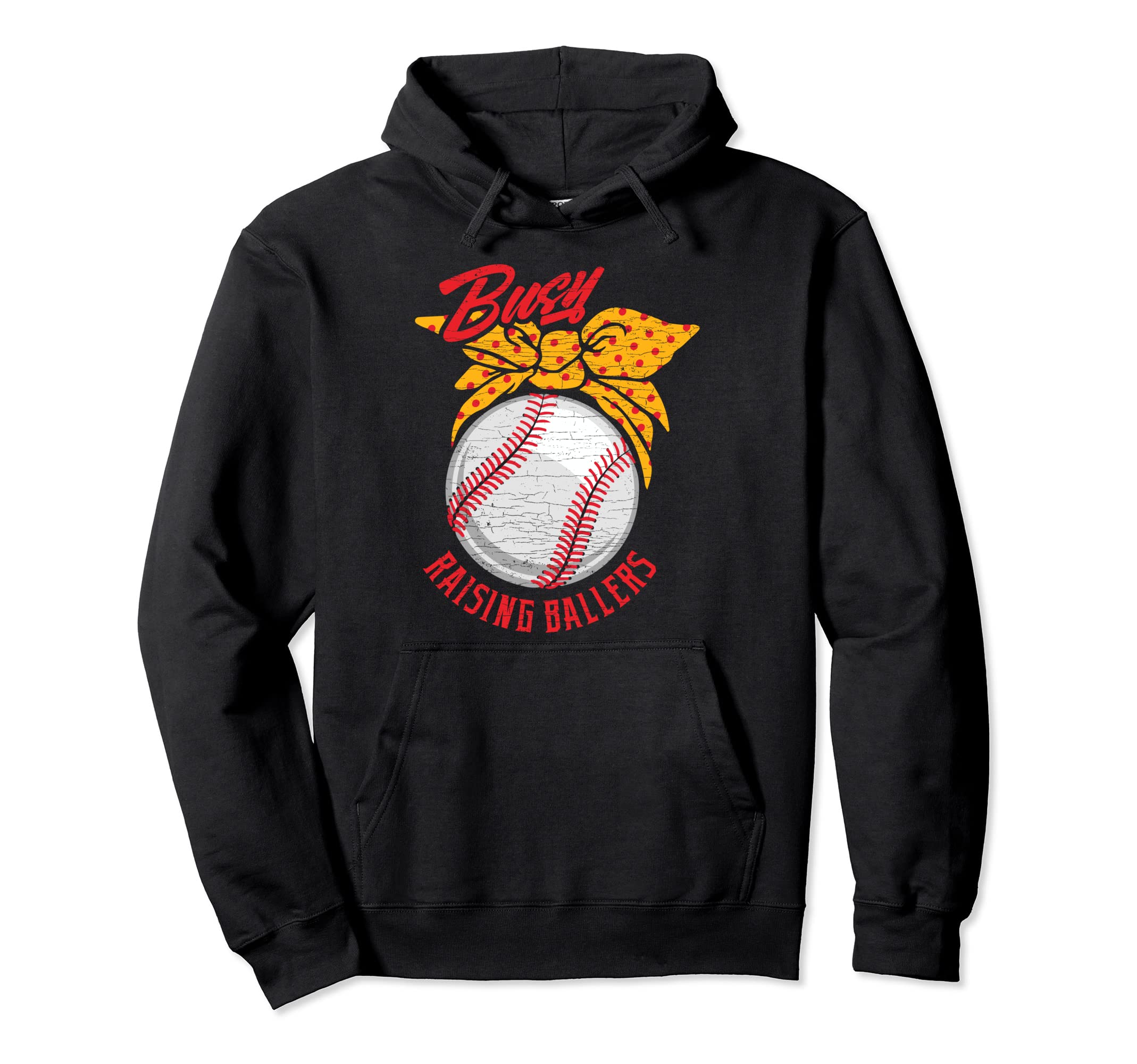 Baseball Mom Softball Busy Raising Hoodie - Fun Novelty Design Men Women - T-Shirt, Sweatshirt, Hoodie