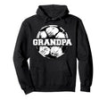 Soccer Grandpa Funny Soccer Ball Hoodie - Custom Art Print for Adults - T-Shirt, Sweatshirt, Hoodie