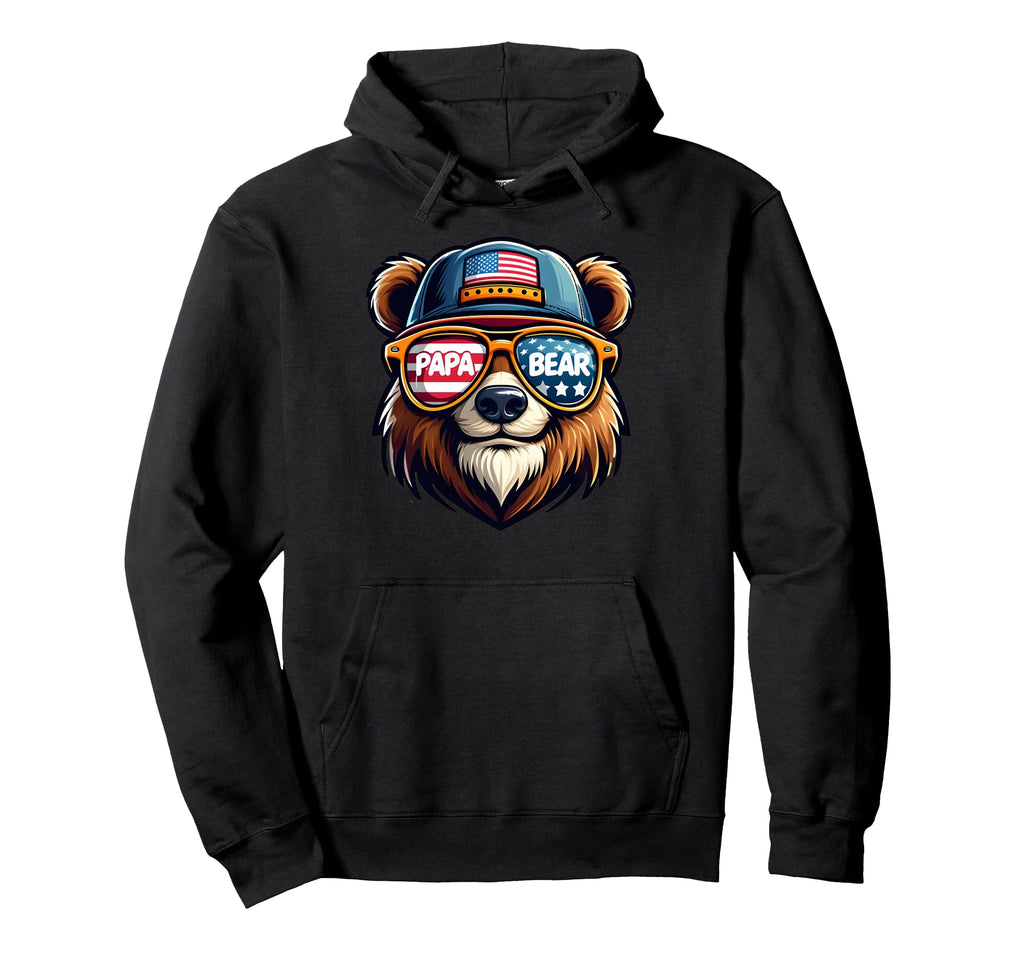 Papa Bear Gifts Funny Birthday Fun Gift Hoodie - Trendy Graphic Men Women - T-Shirt, Sweatshirt, Hoodie
