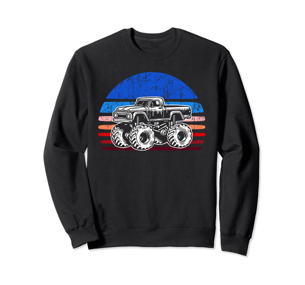 Monster Truck Dad Fathers Day Click More Sweatshirt - Graphic Print Unisex - T-Shirt, Sweatshirt, Hoodie