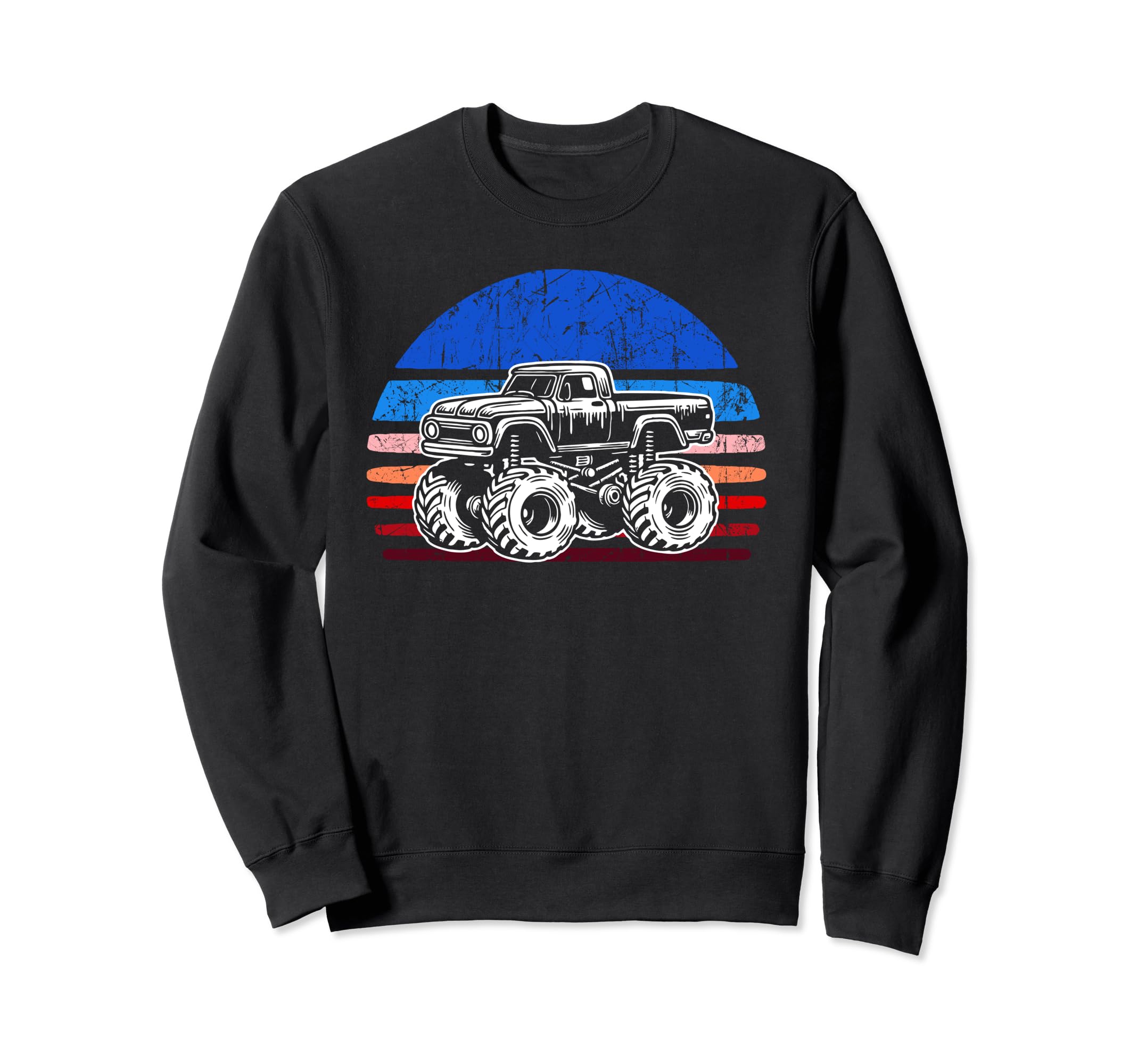 Monster Truck Dad Fathers Day Click More Sweatshirt - Graphic Print Unisex - T-Shirt, Sweatshirt, Hoodie