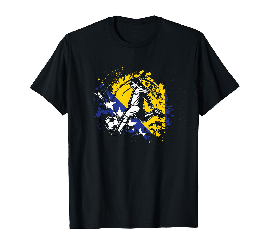 Bosnia And Herzegovina Football Bosnian T-Shirt - Graphic Print Men Women - T-Shirt, Sweatshirt, Hoodie
