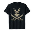 Pirate Rabbit And Crossbones Bunny Mom T-Shirt - Graphic Print Unisex - T-Shirt, Sweatshirt, Hoodie