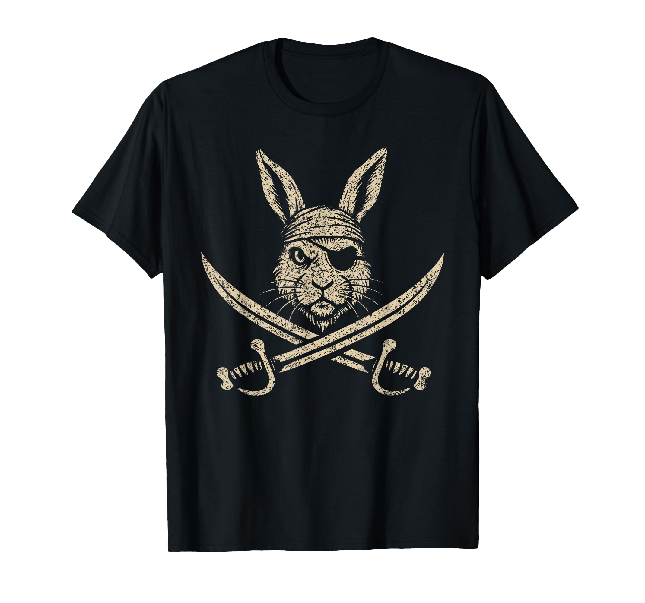Pirate Rabbit And Crossbones Bunny Mom T-Shirt - Graphic Print Unisex - T-Shirt, Sweatshirt, Hoodie