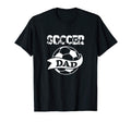 Mens Soccer Dad Distressed Soccer Ball T-Shirt - Graphic Print Men Women - T-Shirt, Sweatshirt, Hoodie