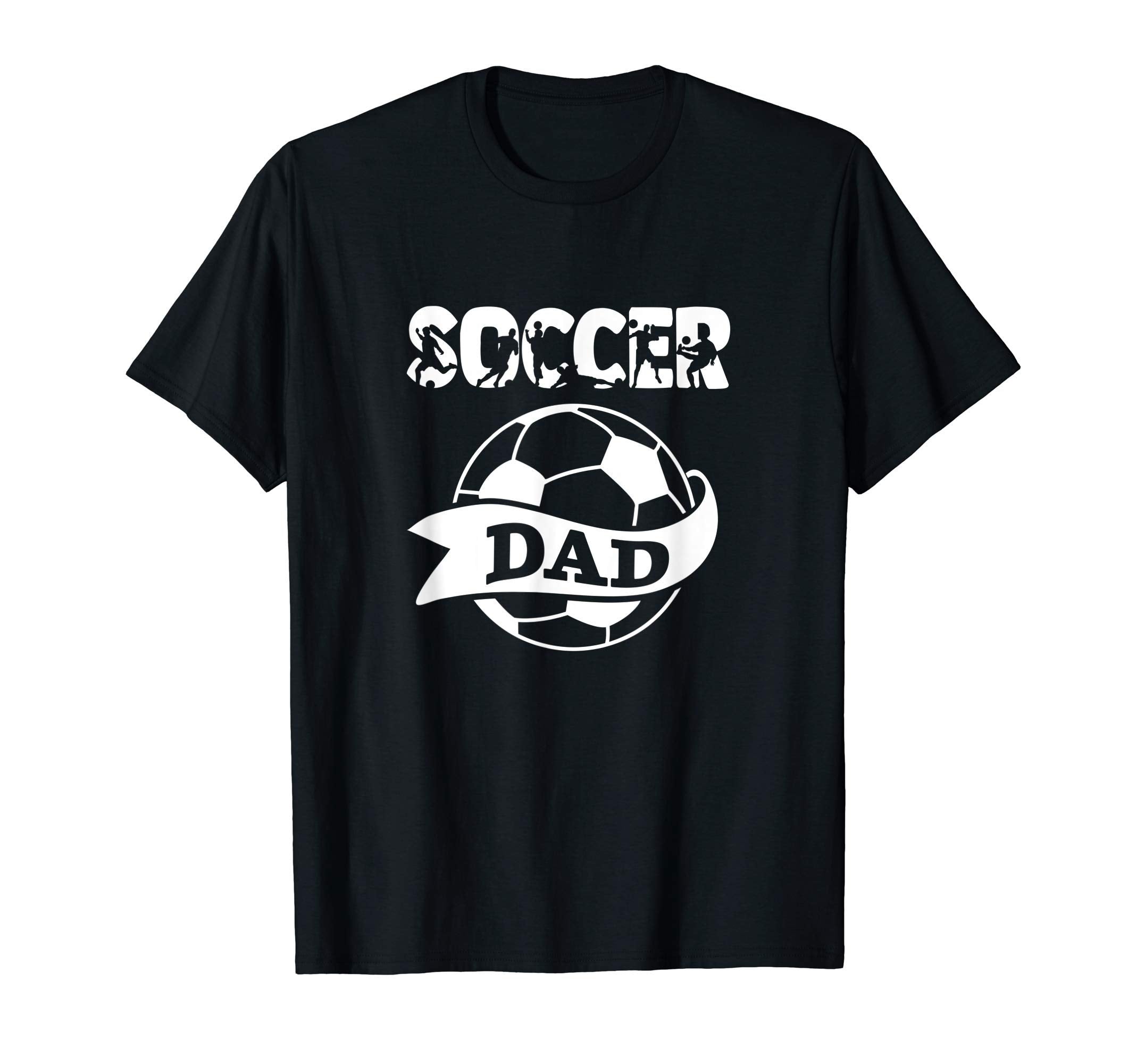 Mens Soccer Dad Distressed Soccer Ball T-Shirt - Graphic Print Men Women - T-Shirt, Sweatshirt, Hoodie