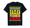 Husband Dad Plumber Legend T-Shirt - Graphic Print Unisex - T-Shirt, Sweatshirt, Hoodie