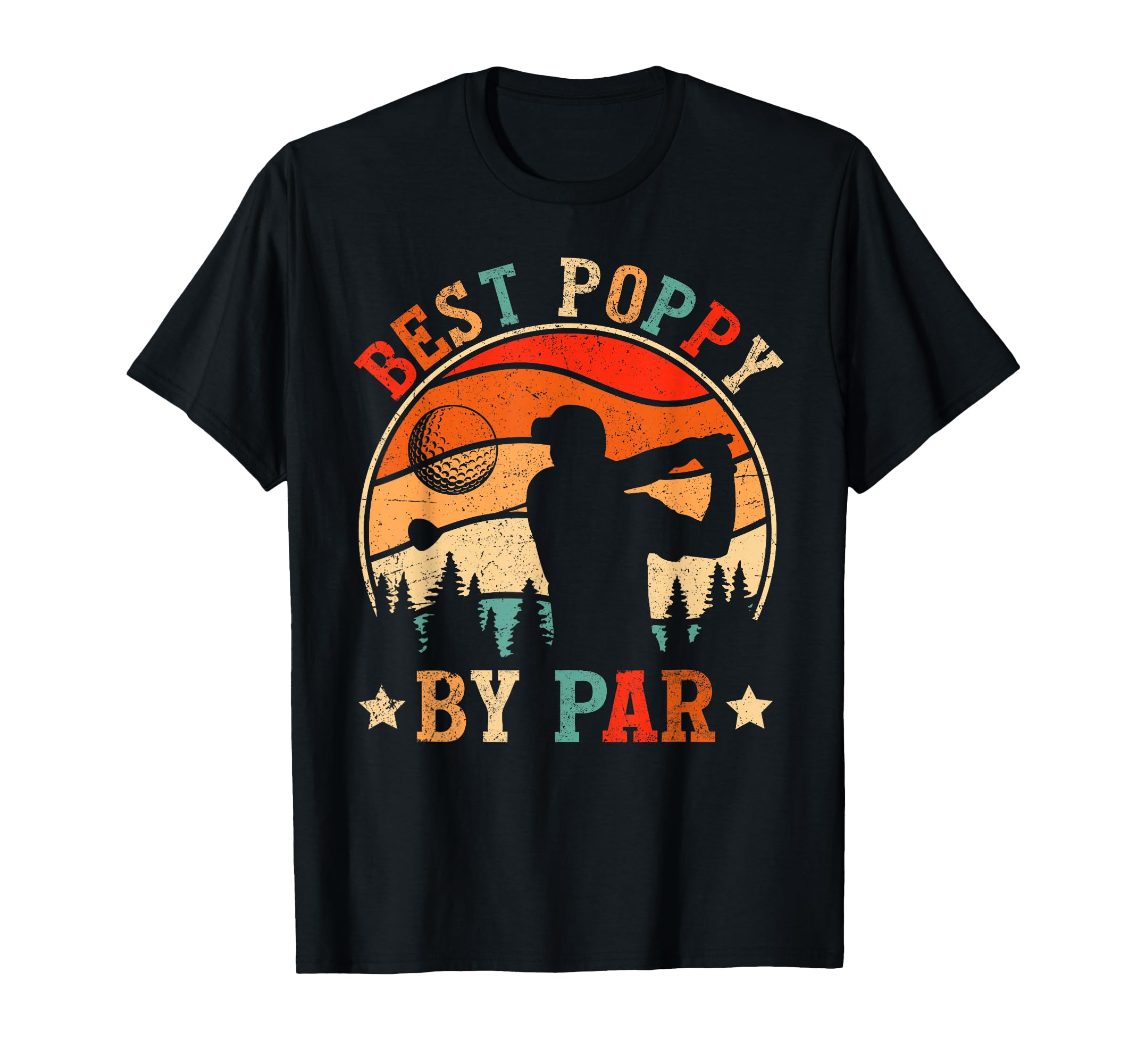 Best Poppy Par Golf Fathers Day Dad T-Shirt - Fun Novelty Design Unisex - T-Shirt, Sweatshirt, Hoodie