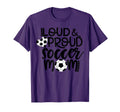 Loud Proud Soccer Mom Mothers Day Gift Hoodie - Graphic Print for Adults - T-Shirt, Sweatshirt, Hoodie
