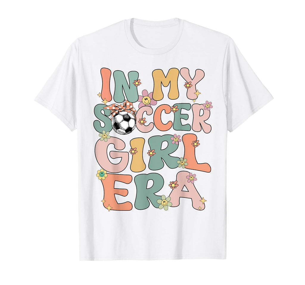 My Soccer Era Groovy Soccer Soccer T-Shirt - Graphic Print for Adults - T-Shirt, Sweatshirt, Hoodie
