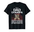 Im Dad Grandpa And Veteran Nothing Scares Me T-Shirt - Graphic Print Unisex - T-Shirt, Sweatshirt, Hoodie