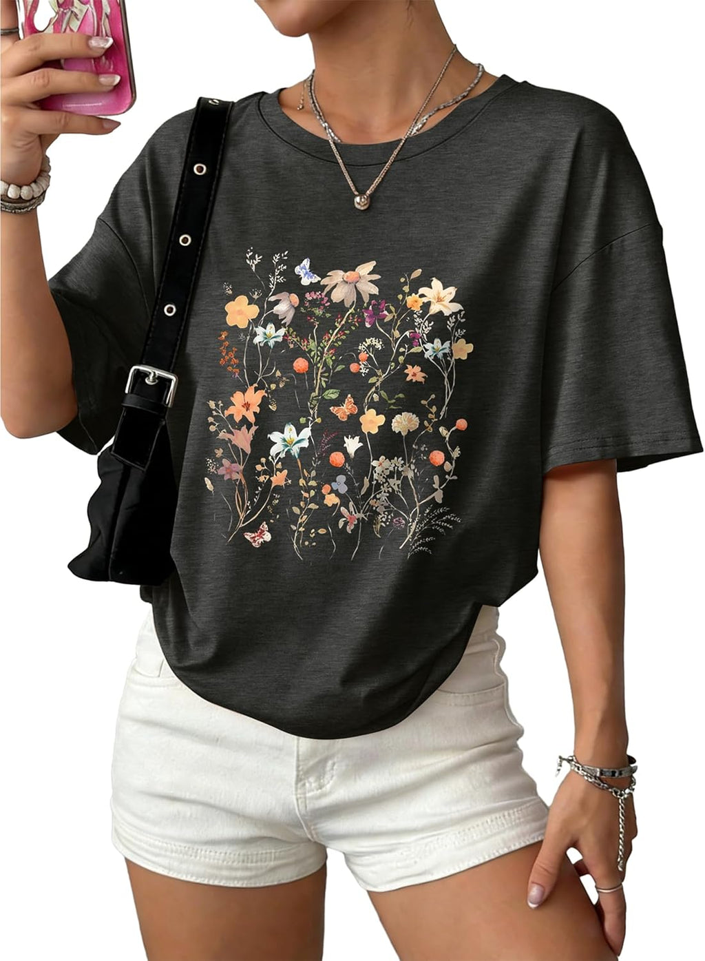 Oversized for Women Summer Crew Neck Short Sleeve - Adult & Kids T-Shirts, Sweatshirts & Hoodies apparel design preview 1