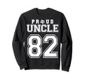 Number 82 Custom Proud Soccer Sweatshirt - Novelty Apparel for Adults - T-Shirt, Sweatshirt, Hoodie