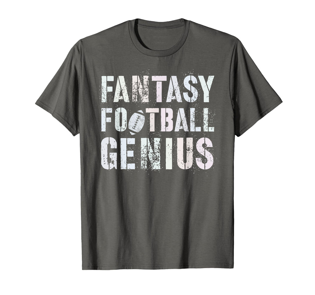 Funny Fantasy Football Genius Dad Unicorn T-Shirt - Unique Graphic Unisex - T-Shirt, Sweatshirt, Hoodie