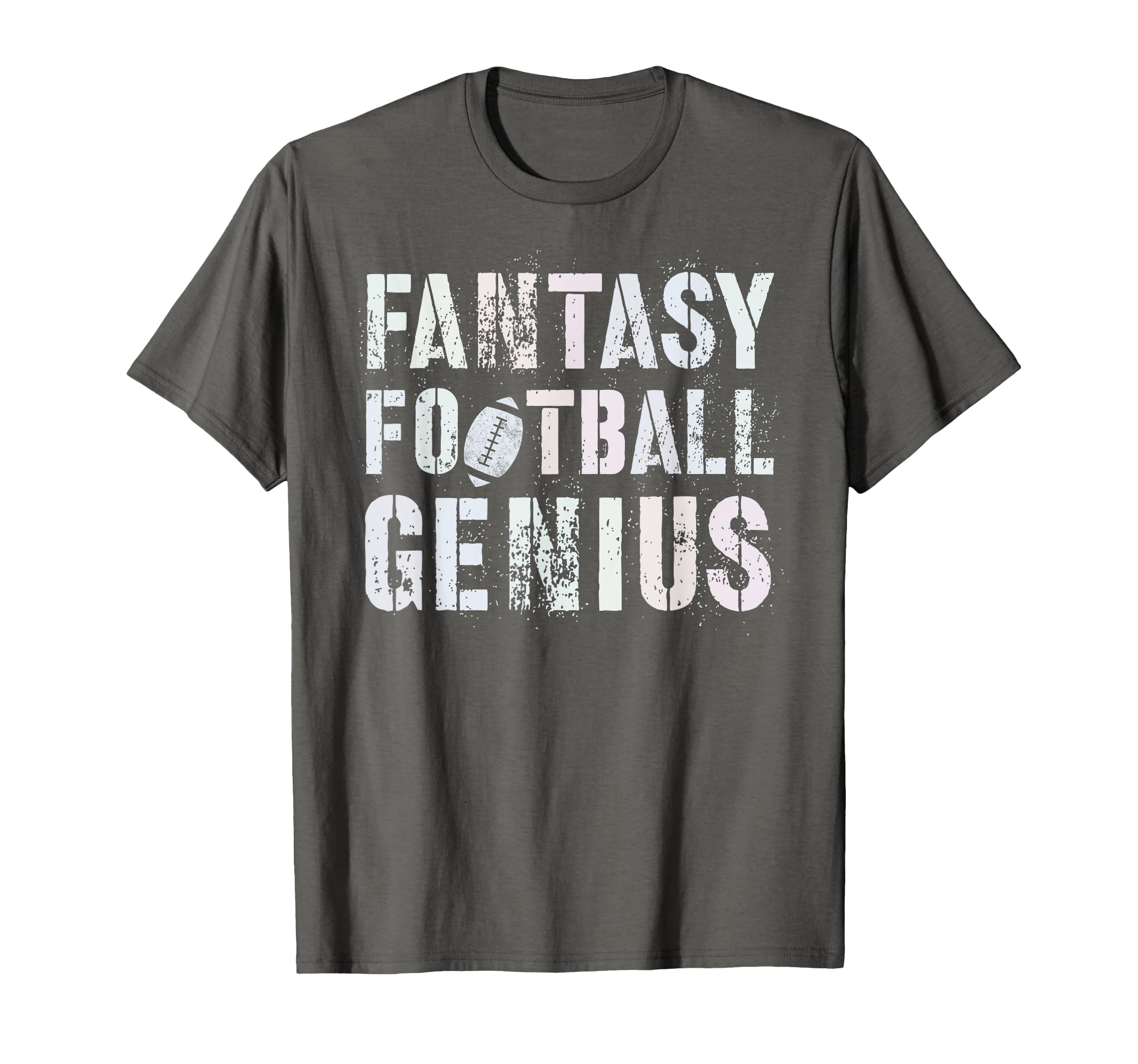 Funny Fantasy Football Genius Dad Unicorn T-Shirt - Unique Graphic Unisex - T-Shirt, Sweatshirt, Hoodie