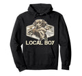 Camo Southern Local Duck Hunting Hoodie - Custom Art Print for Adults - T-Shirt, Sweatshirt, Hoodie