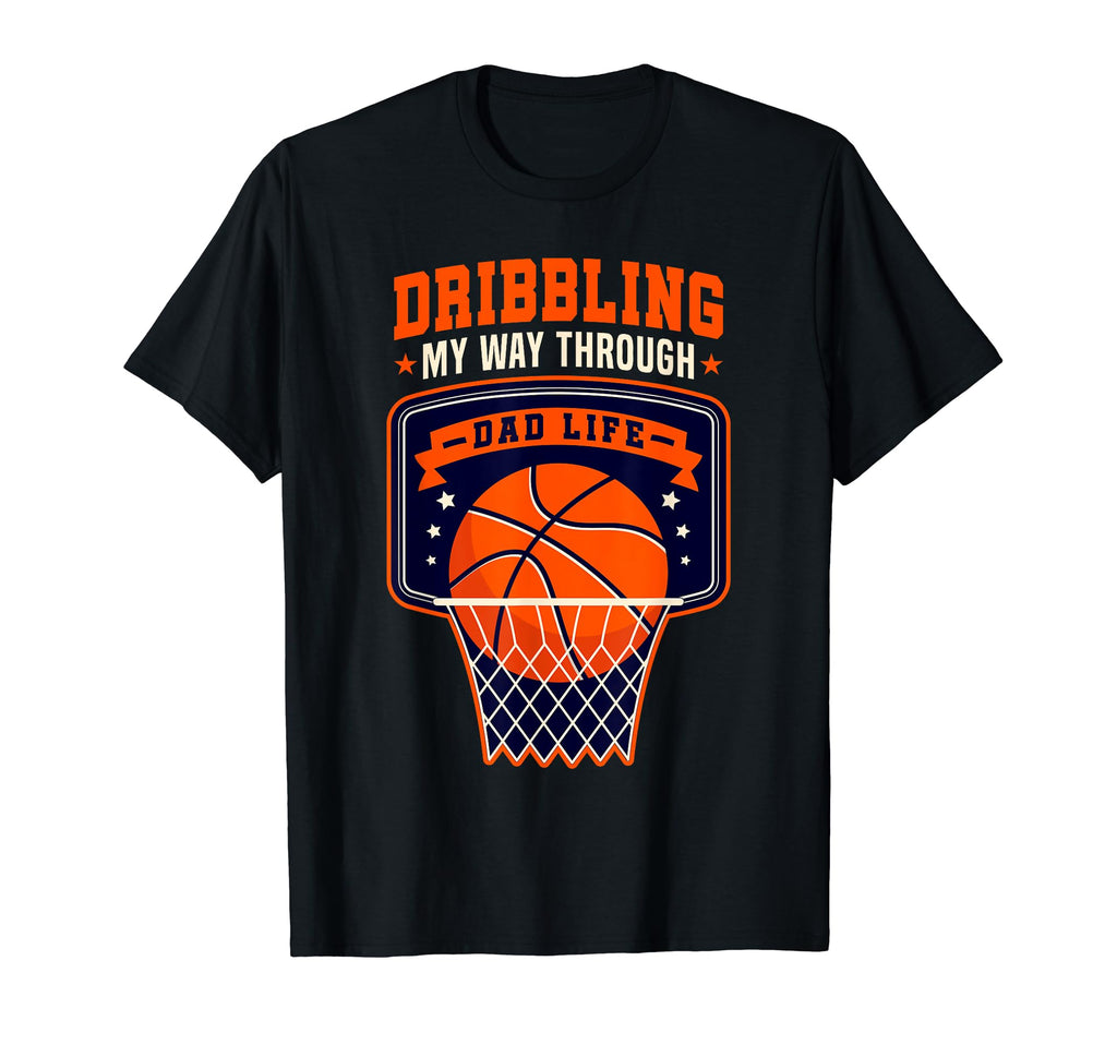 Basketball Basketball Dad Fathers Day T-Shirt - Unique Graphic Men Women - T-Shirt, Sweatshirt, Hoodie