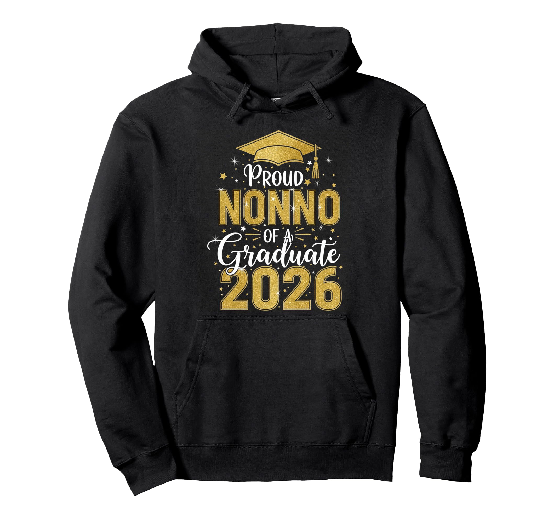 Proud Nonno Class 2026 Graduate Senior Hoodie - Aesthetic Graphic Unisex - T-Shirt, Sweatshirt, Hoodie
