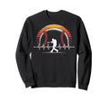 Baseball Player Heartbeat Coach Dad Sweatshirt - Graphic Print Men Women - T-Shirt, Sweatshirt, Hoodie