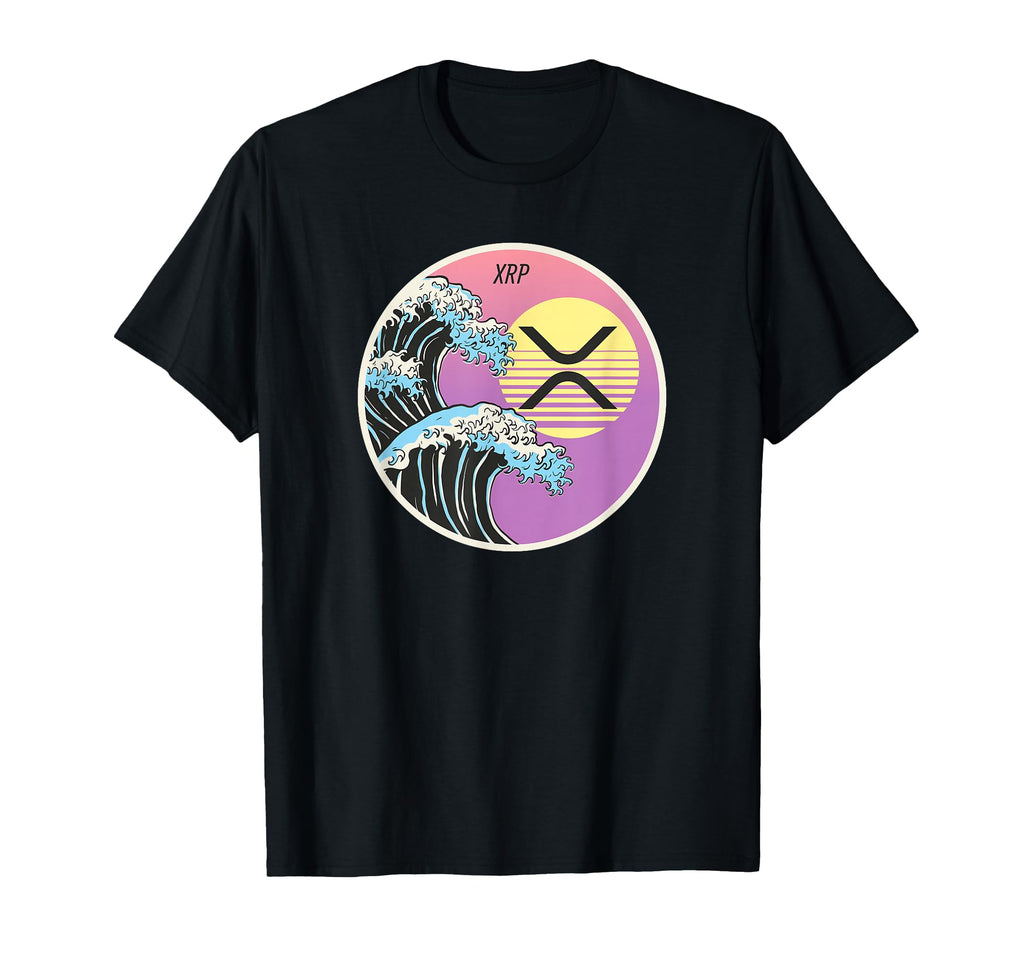 Xrp Japanese Art Wave Crypto T-Shirt - Streetwear Style Men Women - T-Shirt, Sweatshirt, Hoodie