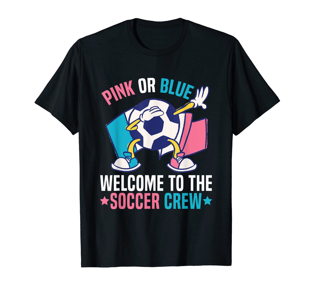 Gender Reveal Soccer Player T-Shirt - Minimalist Print Unisex - T-Shirt, Sweatshirt, Hoodie