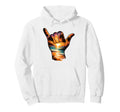 Shaka Hand Sign Hawaii Tropical Beach Hoodie - Casual Everyday Wear Unisex - T-Shirt, Sweatshirt, Hoodie