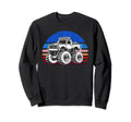 Monster Truck Dad Fathers Day Click Hoodie - Custom Art Print Men Women - T-Shirt, Sweatshirt, Hoodie