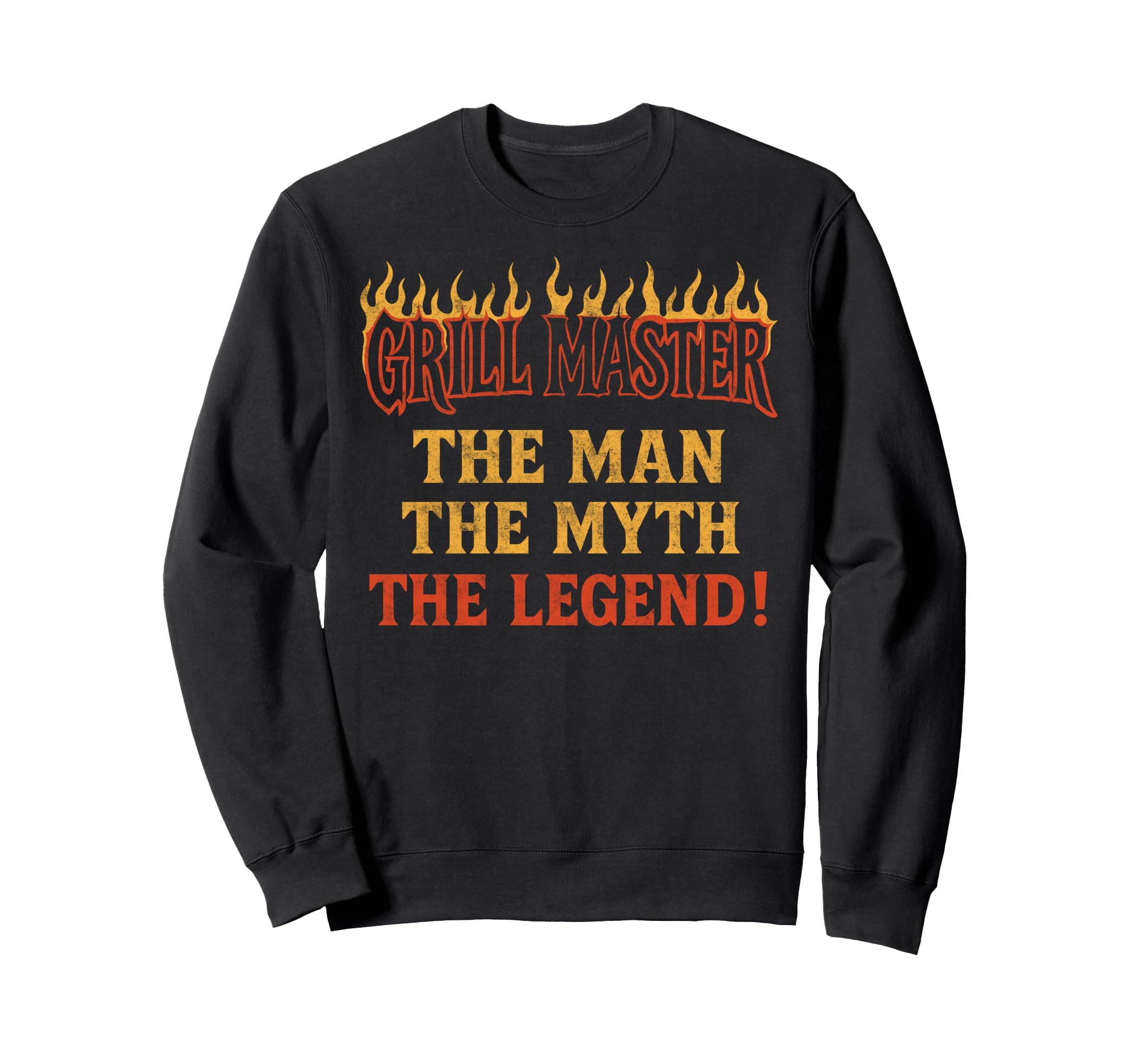Funny Bbq Dad Grill Master Myth Sweatshirt - Unique Graphic for Adults - T-Shirt, Sweatshirt, Hoodie