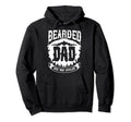 Bearded Dads Are Way Cooler Funny Hoodie - Minimalist Print Men Women - T-Shirt, Sweatshirt, Hoodie