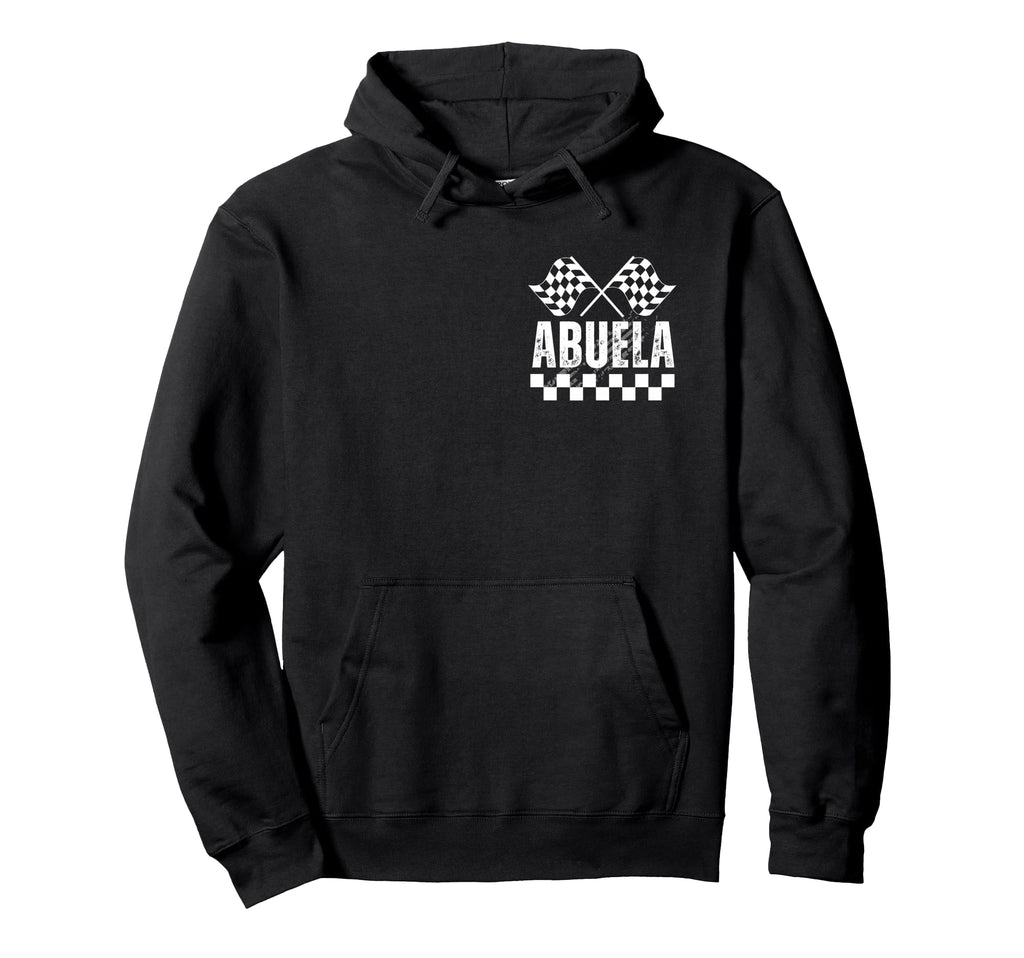 Racing Birthday Party Car Pit Crew Abuela Hoodie - Graphic Print Men Women - T-Shirt, Sweatshirt, Hoodie
