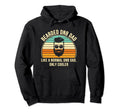 Bearded Bass Drum Dad Dnb Hoodie - Aesthetic Graphic Unisex - T-Shirt, Sweatshirt, Hoodie