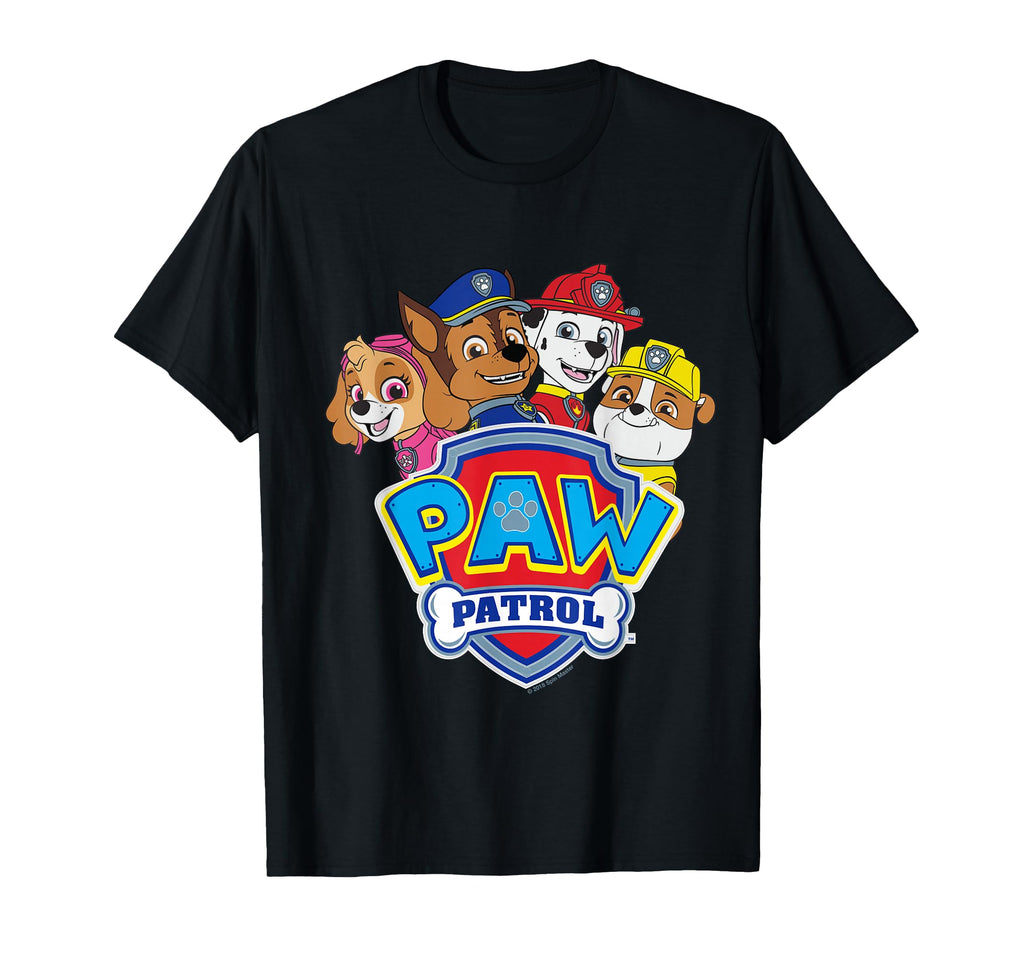 Paw Patrol Group Logo T-Shirt - Fun Novelty Design for Adults - T-Shirt, Sweatshirt, Hoodie