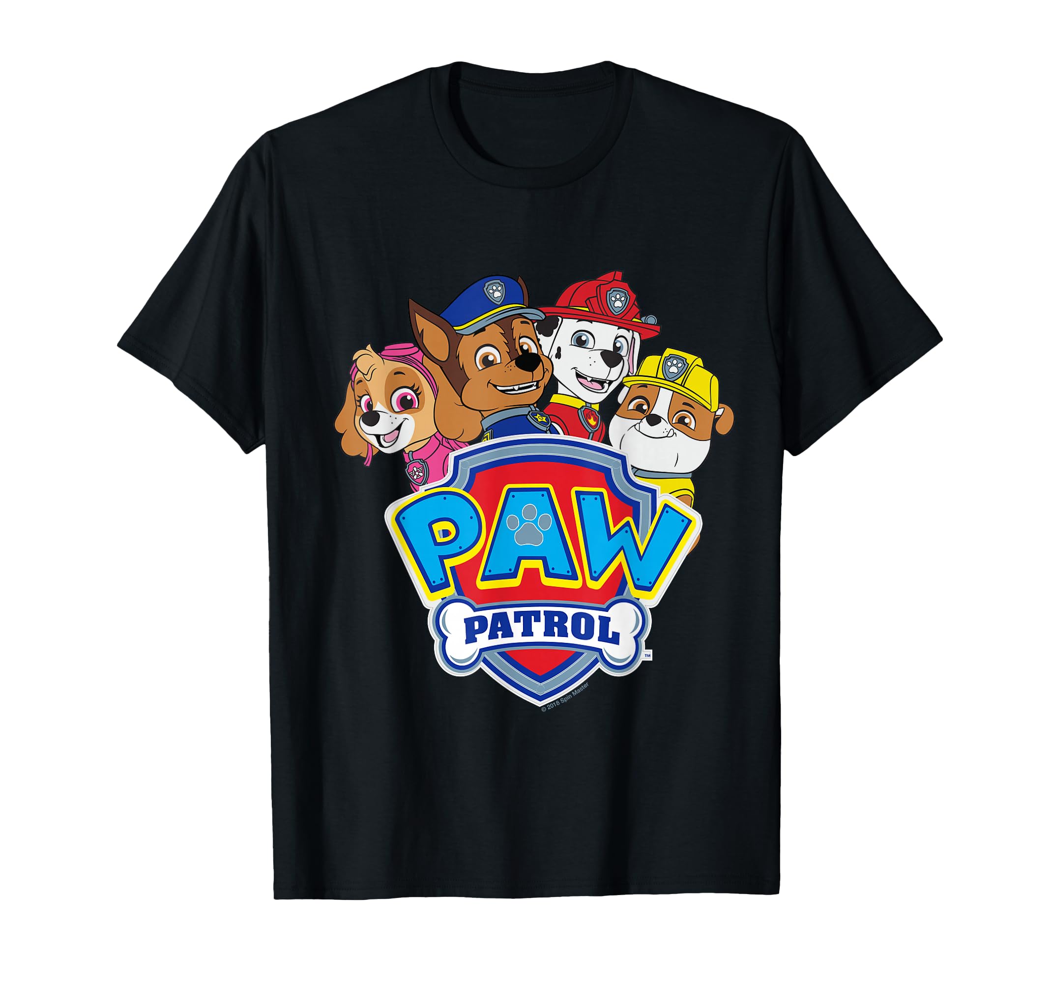 Paw Patrol Group Logo T-Shirt - Fun Novelty Design for Adults - T-Shirt, Sweatshirt, Hoodie