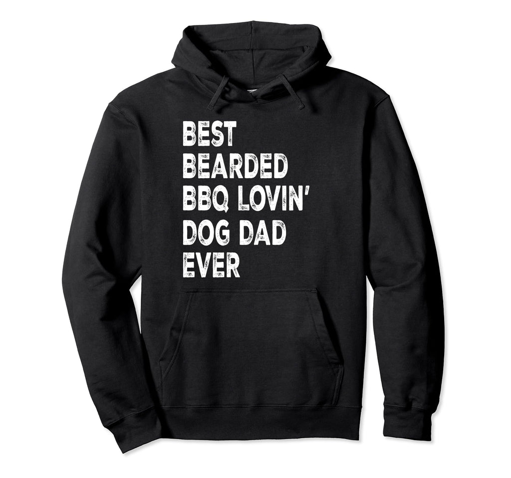Best Bearded Bbq Lovin Dog Dad Pet Hoodie - Minimalist Print Men Women - T-Shirt, Sweatshirt, Hoodie