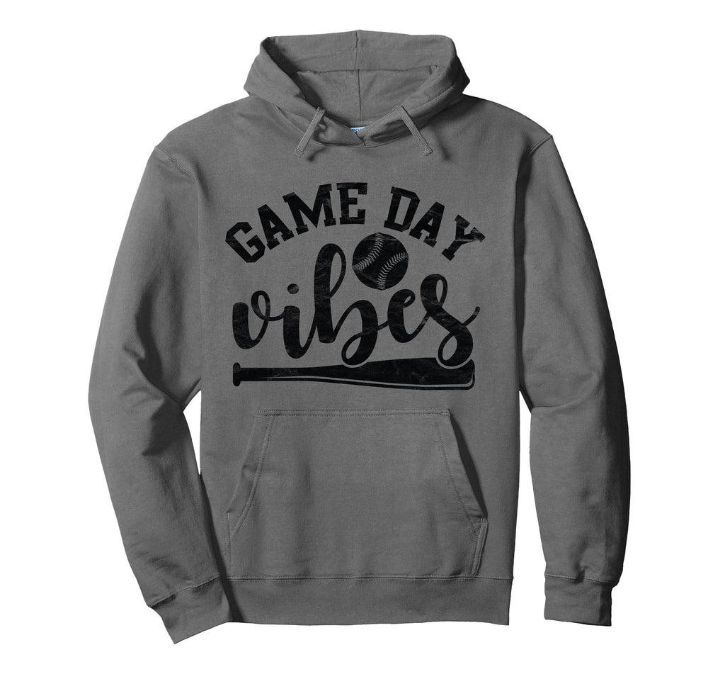 Game Day Vibes Sports Games Baseball Hoodie - Graphic Print Men Women - T-Shirt, Sweatshirt, Hoodie