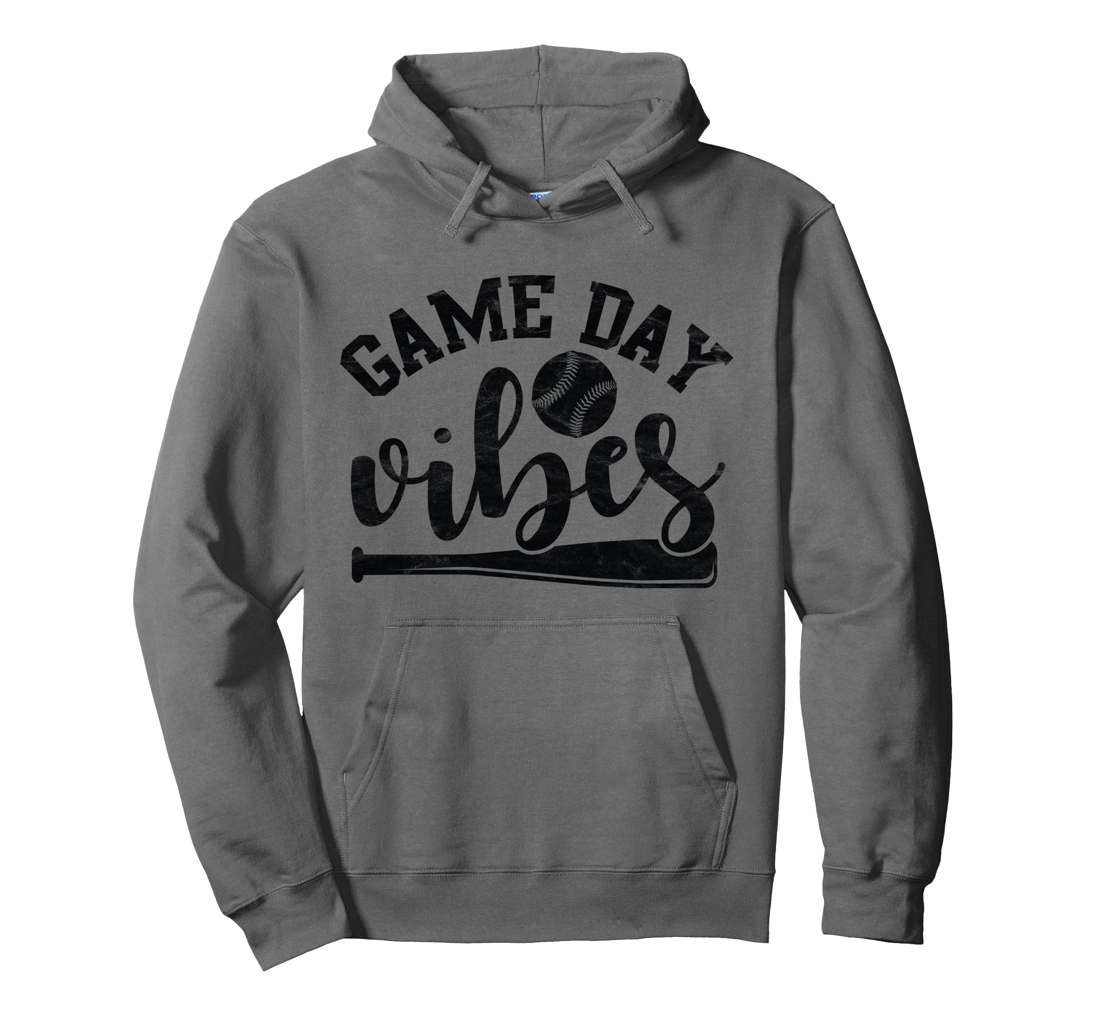 Game Day Vibes Sports Games Baseball Hoodie - Graphic Print Men Women - T-Shirt, Sweatshirt, Hoodie