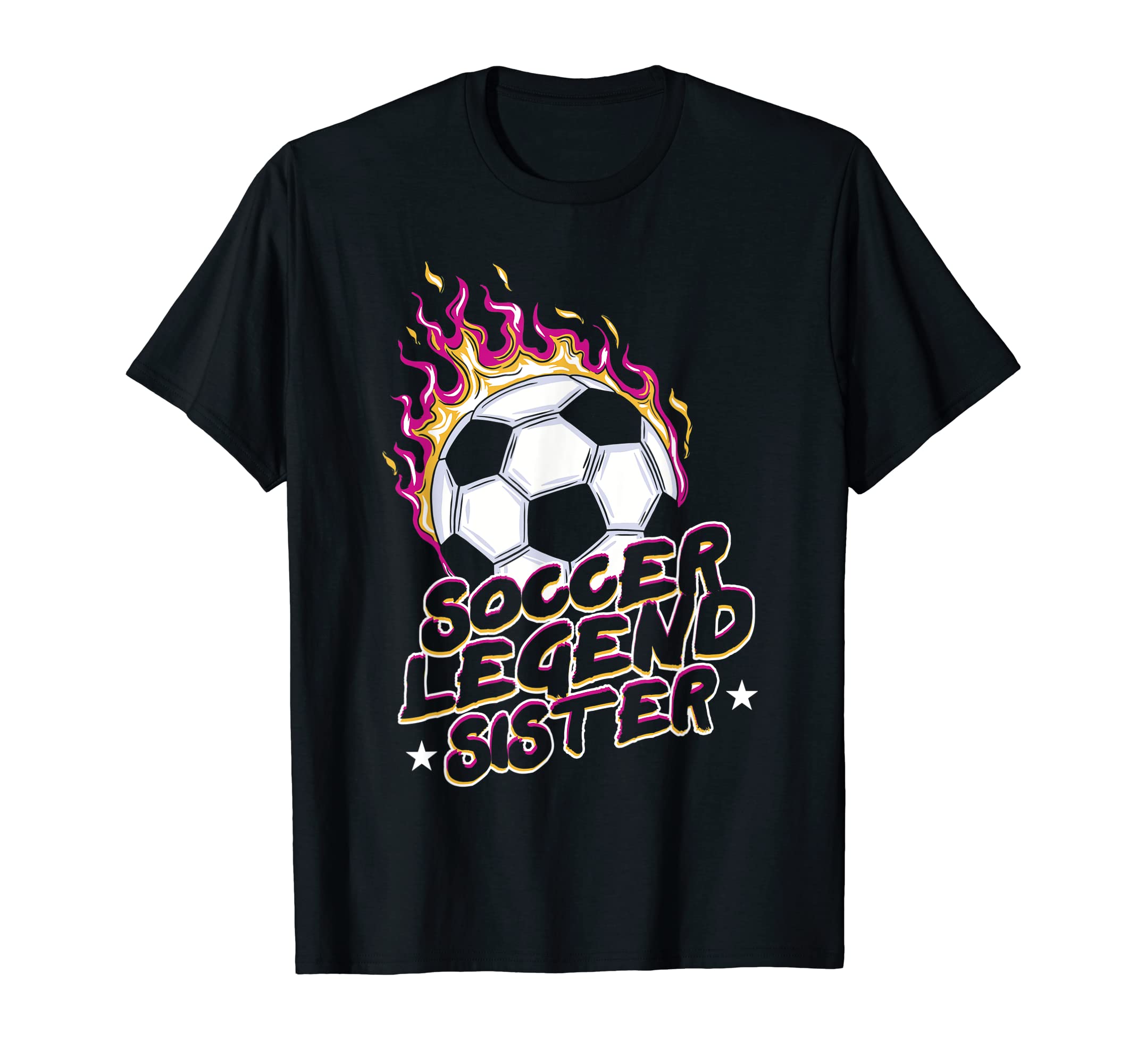 Soccer Legend Sister Blazing Football T-Shirt - Minimalist Print Men Women - T-Shirt, Sweatshirt, Hoodie